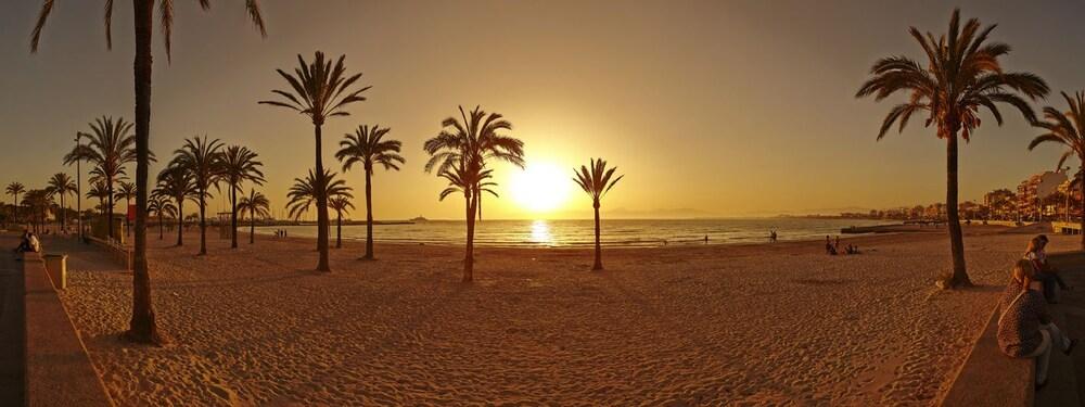 Sahara Nubia Gobi Hotel Ses Cadenes Buitenkant foto Panorama of the beach at Torrevieji